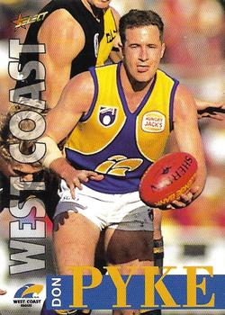 1996 Select AFL #63 Don Pyke Front
